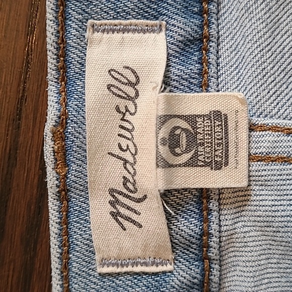 Madewell The Perfect Vintage Jean High-rise Distressed Light Wash Wmns 29 Casual - Picture 9 of 16